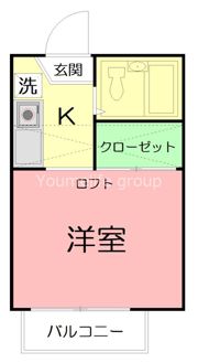 カーサ鵠沼の間取り画像