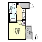 ヴィラベイルーム本厚木の間取り画像
