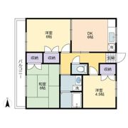 ハイライズ杉山参番館の間取り画像