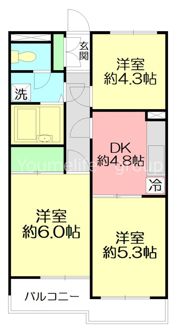セザール第3厚木の間取り画像