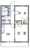 メイゾン・チュトワイエ白旗の間取り画像