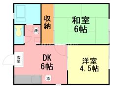 福山ハイツの間取り画像
