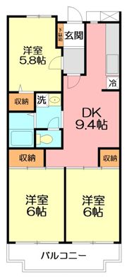 シティパルの間取り画像