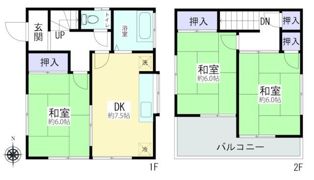 東柏ケ谷1丁目貸家の間取り画像