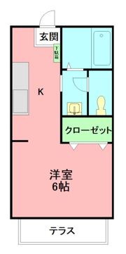 サンシティ岩原の間取り画像