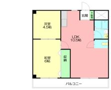 築山コーポの間取り画像