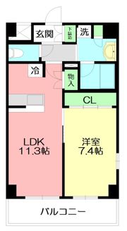 メルヴェーユの間取り画像