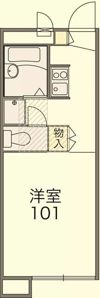 南足柄市沼田アパートの間取り画像