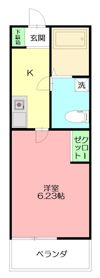 クロノス本厚木の間取り画像