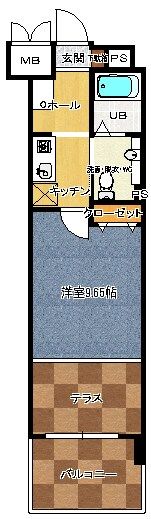 ブルードゥシエルの間取り画像