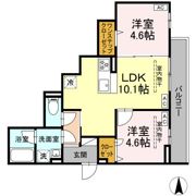 Charm高倉の間取り画像