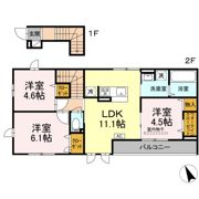 シャルマンいずみの間取り画像
