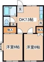 ボナールAの間取り画像