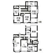 久野貸家の間取り画像