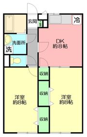 アムール 飯島の間取り画像