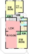 テレパレス辻堂西海岸A棟の間取り画像
