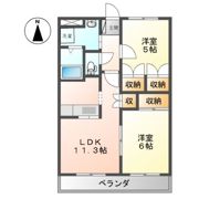 グランディール茅ヶ崎の間取り画像