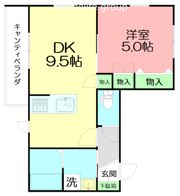鵠沼海岸グリーンハウスの間取り画像