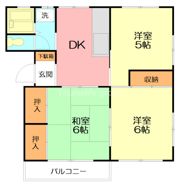 山口ハイツ2の間取り画像