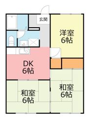 コーポ惣領の間取り画像