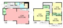 伊勢原市戸建ての間取り画像