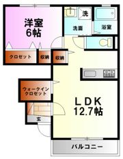 ファンテーヌC棟の間取り画像