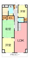 マイメゾン湘南一番館の間取り画像
