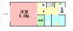 キュービック湘南 壱番館の間取り画像