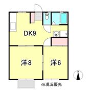 コーポみなみの間取り画像