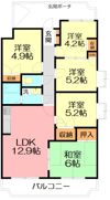 ツインベル・ローズ館の間取り画像