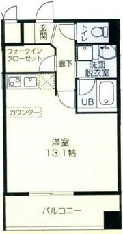 オパールマンションの間取り画像
