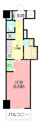 アイケー扇町の間取り画像
