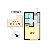 ヒルスミキ上倉田の間取り画像