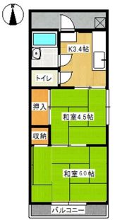 レピュート小林Aの間取り画像