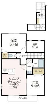 シャルマンの間取り画像