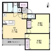 コスモリーヴ茅ヶ崎の間取り画像