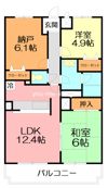 マイメゾン湘南十番館の間取り画像
