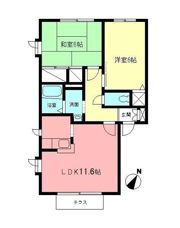 リヴェールBの間取り画像