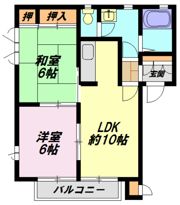 ガーデンハウス鵠沼A棟の間取り画像