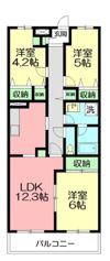 グリーンヒルズトーワの間取り画像