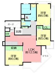 クリオ鎌倉七里ガ浜の間取り画像