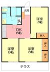 石湘ハイツの間取り画像