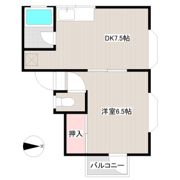 寿ハイツの間取り画像