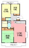 グランメール湘南台の間取り画像