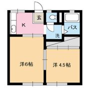 須藤ハイツBの間取り画像