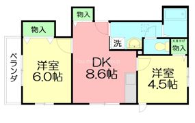 ヴィラコート鵠沼の間取り画像