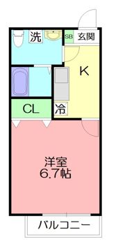 メルシーメゾンの間取り画像