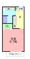 メルシーメゾンの間取り画像