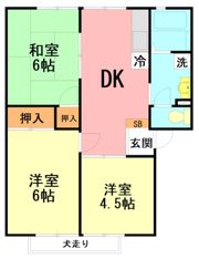 イーストサイドハイツの間取り画像