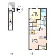 カーロ オルテンシア caroortensiaの間取り画像